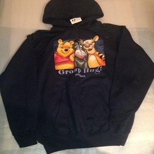 Disneyland Group Hug Winnie The Pooh Hoodie Sweat